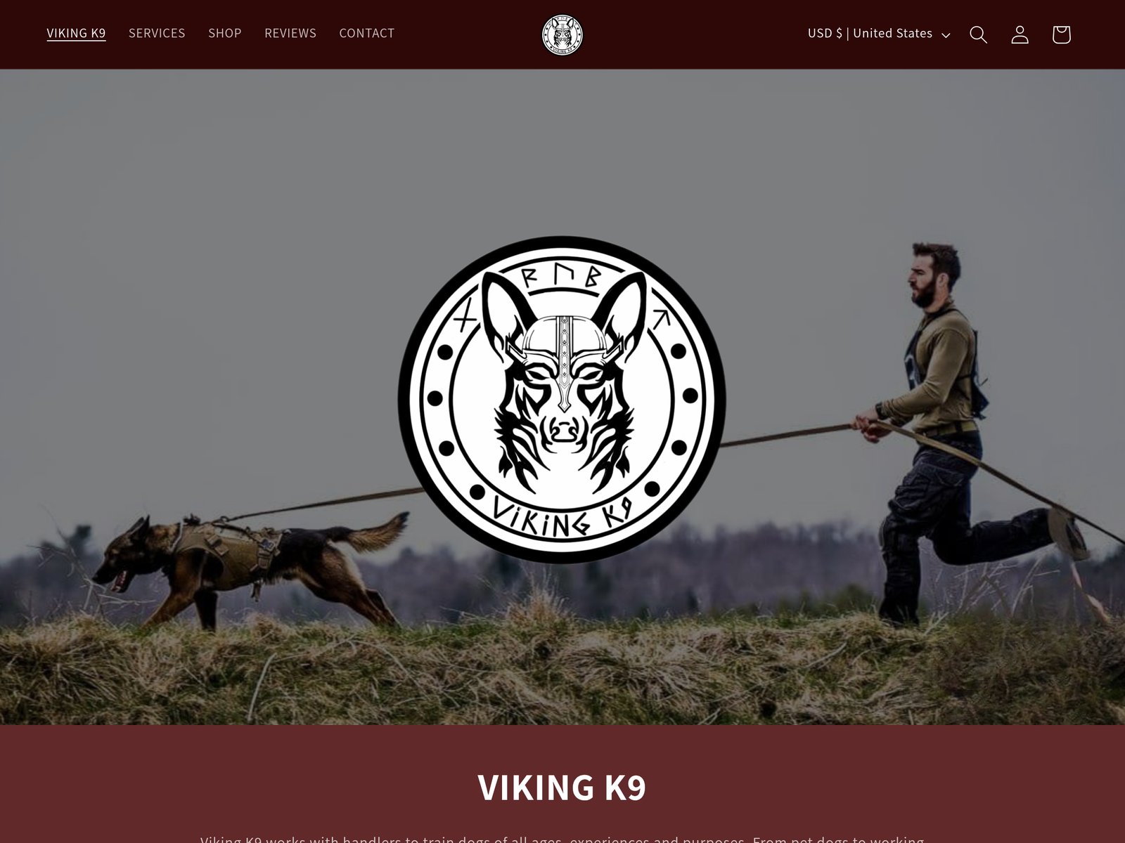 Viking K9 Canada website preview